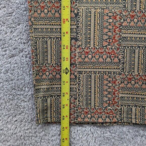 Lularoe Julia Dress Large (L) Abstract Multicolor Short Sleeve Stretch Aztec - Picture 6 of 8